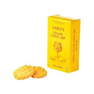 Le Sablesienne - Biscotti salati al Sesamo e Formaggio Comte AOP