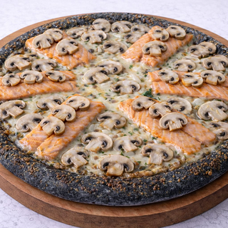 პიცა ორაგულით და სოკოთი 28სმ