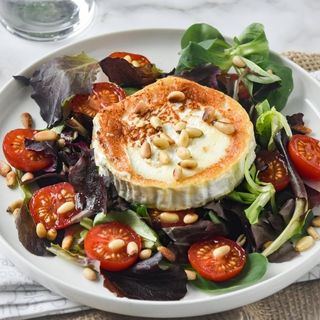 Ensalada de queso de cabra