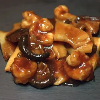 Gambas Con Bambú & Setas Chinas