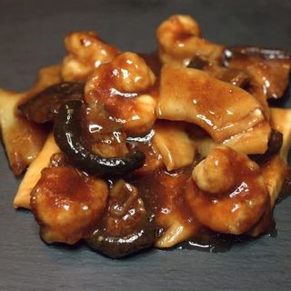 Gambas Con Bambú & Setas Chinas