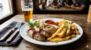 Würstel e patate fritte