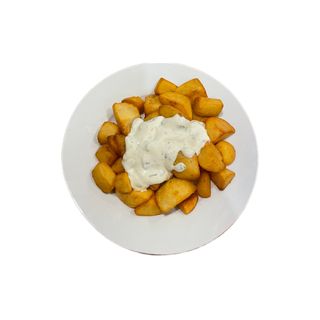 Patata con salsa alioli 