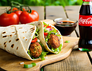 Menù piadina falafel