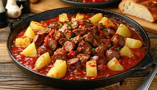 Tigaie picantă de purcel