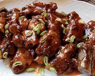 Costillas Agridulce Con Salsa Especial