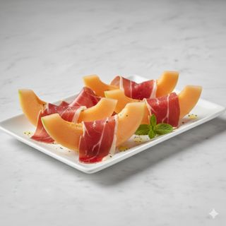 Melón con jamón