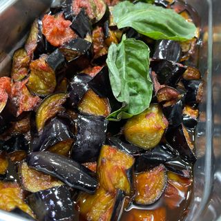 Melanzana a Funghetto con pomodorini