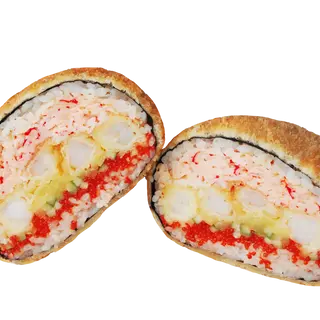 Sushi-Burger z krewetkami w tempurze