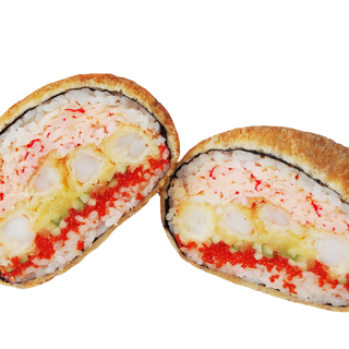 Sushi-Burger z krewetkami w tempurze