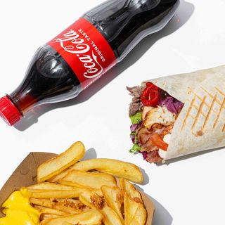 Шаурма BBQ, з телятиною та куркою МЕНЮ