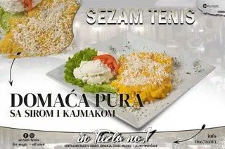 Domaća pura sa sirom i kajmakom