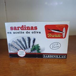 Sardinas En Aceite Oliva 12/18 Piezas "Dardo"