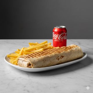 Dürum (XXL) Con Patatas Fritas