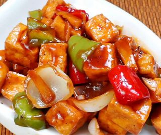 Stir fry tofu sweet & sour 