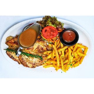 Grilled Chicken Breast With Mushroom Sauce