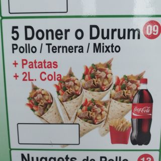 5 Doner O Durum