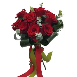 Buchet 11 trandafiri rosii
