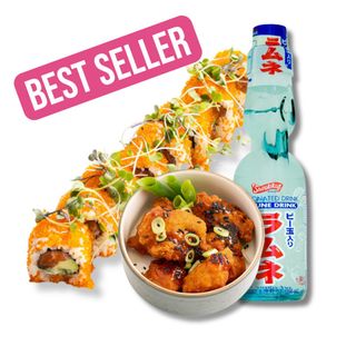 Sunset Harmony + Karaage Chicken + Bebida