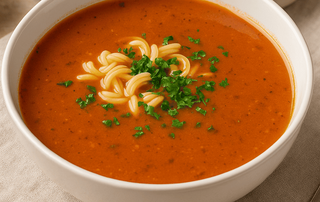 Pomidorowa z makaronem