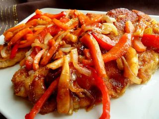 Ryba mintaj chrupiąca po wietnamsku