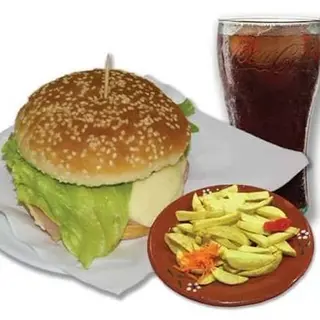 Menu Hambúrguer + Coca Cola