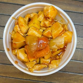 Pollo a la piña natural