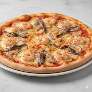 Pizza De Gamba Mediana