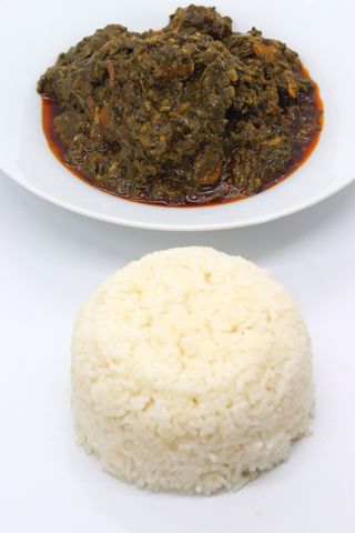 Sauce Feuilles (Épinards) + Accompagnement