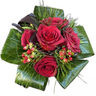 Bouquet de 5 rosas vermelhas 