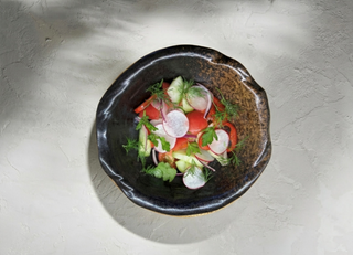 ENSALADA DE CAMPO/овощной салат со сметаной