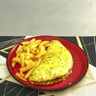 Two Eggs with Toast, Home Fries, and Sausage