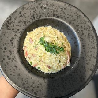 Risotto con funghi porcini & speck