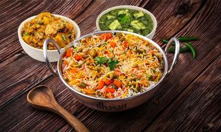 Biryani de verduras