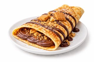 Палачинка с шокалад и бисквити