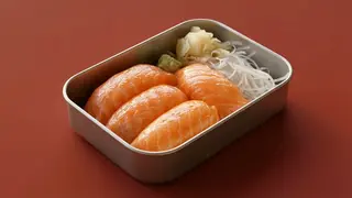 Oversized Salmon Nigiri