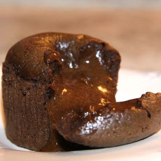 Coulant de chocolate con praliné de avellanas