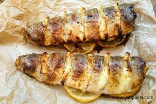 Скумбрія запечена в карамельному соусі (вагов.)