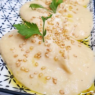 Hummus de garbanzos.