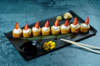 Crispy Sake Roll