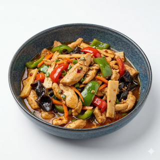 Pui cu aroma de peste