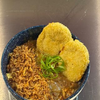 Curry rice korokke vegetariano