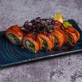 Філадельфія рол з лососем, авокадо і червоною ікрою  300г