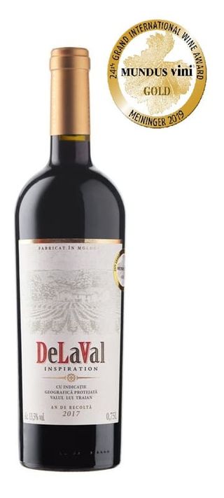 Vin Rosu Sec Cabernet Sauvignon Si Merlot-Traian DeLaVal 0.75l- Alc 13.5% 