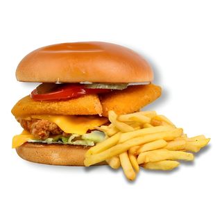 Crispy Chicken&Cheese Burger Box