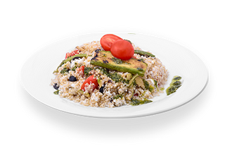 Салата Киноа с песто