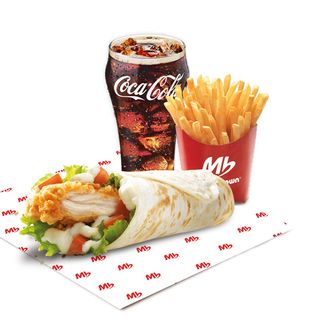 Menú Chicken wrap