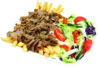 Talerz kebab samo mięso