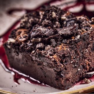 Brownie Chocolate Negro Sin Gluten Y Sin Lactosa