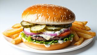 Класически бургер с телешко месо